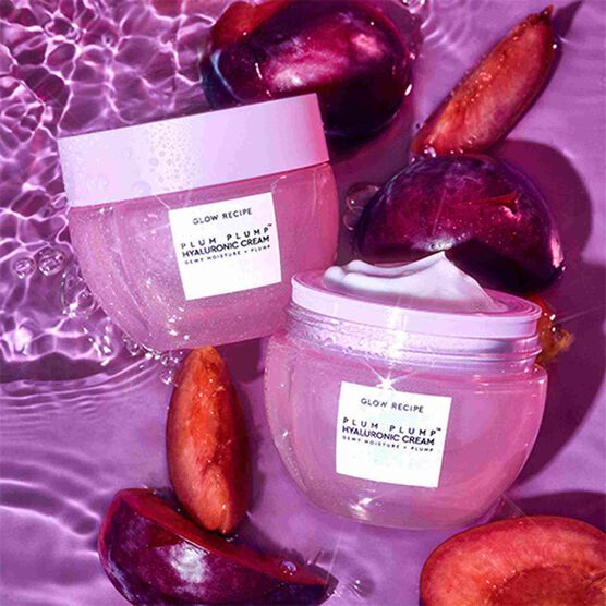 HIDRATANTE FACIAL COM HIALURONICO GLOW RECIPE PLUM PLUMP REFILL
