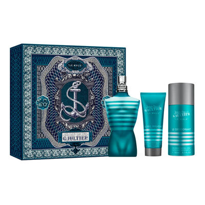 LE MALE KIT EDT 125 ML+SG75ML + DEO150ML