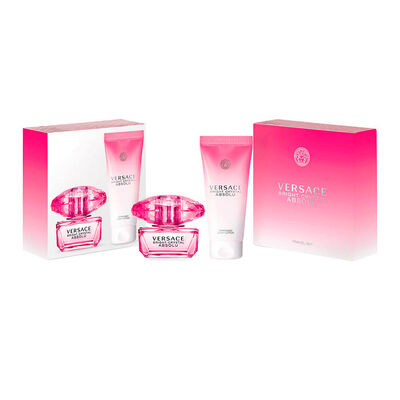 Kit Coffret Versace Bright Crystal Absolu Feminino Eau de Parfum