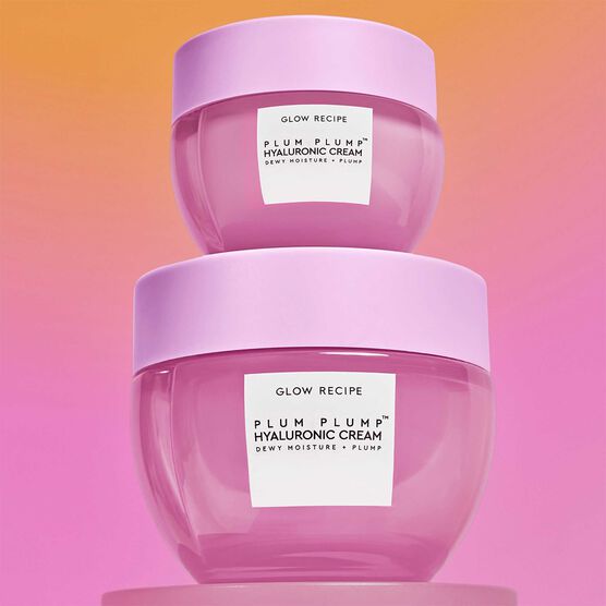 HIDRATANTE FACIAL COM HIALURONICO GLOW RECIPE PLUM PLUMP REFILL