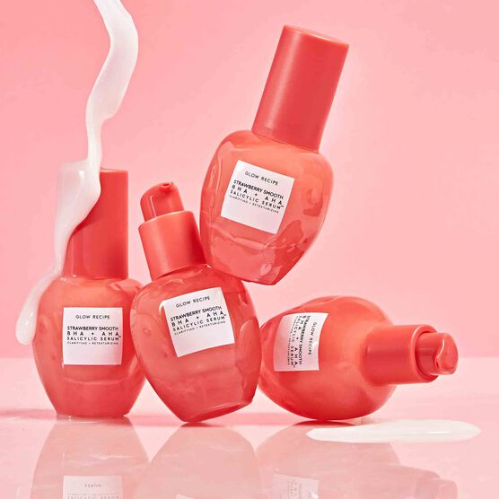 SÉRUM UNIFORMIZADOR COM ÁCIDO SALICILICO GLOW RECIPE STRAWBERRY BHA+AHA