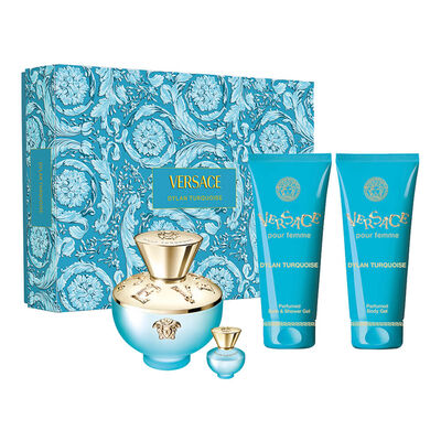 Kit Coffret Versace Dylan Turquoise Feminino Eau de Toilette