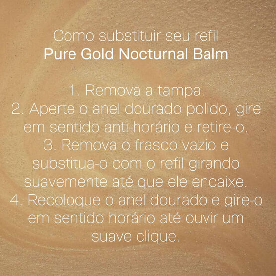 Bálsamo Facial Noturno La Prairie Pure Gold Nocturnal Balm Refil