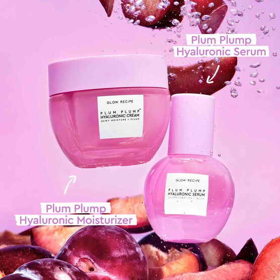HIDRATANTE FACIAL COM HIALURONICO GLOW RECIPE PLUM PLUMP REFILL