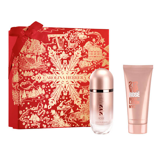 Kit Coffret Carolina Herrera 212 VIP Rosé Feminino Eau de Parfum