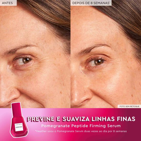 SÉRUM FIRMADOR COM PEPTÍDEOS GLOW RECIPE POMEGRANATE