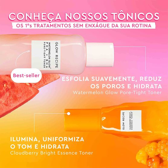TÔNICO HIDRATANTE GLOW RECIPE CLOUDBERRY BRIGHT ESSENCE