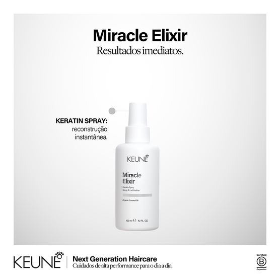 Ampola Reconstrutora Keune Care Miracle Elixir Keratin Booster