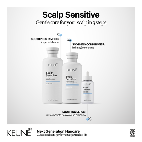 S&eacute;rum para Couro Cabeludo Sens&iacute;vel Keune Care Scalp Sensitive