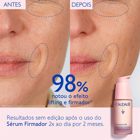 Sérum Firmador Instantâneo Caudalie Resveratrol-Lift Alternativa ao Retinol Refil