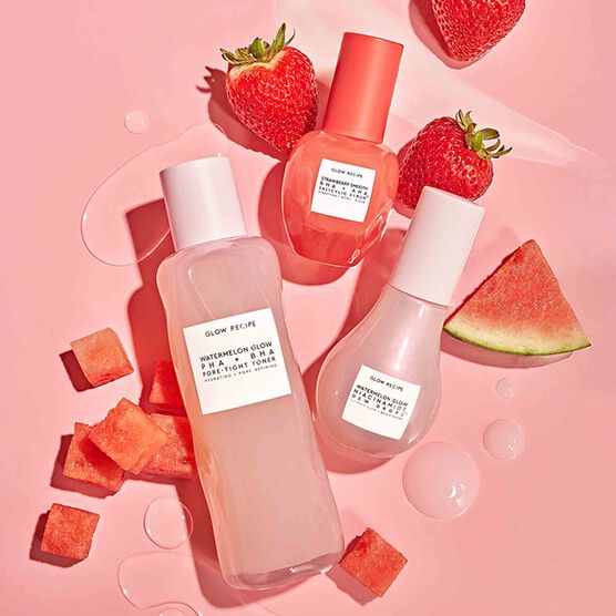 SÉRUM UNIFORMIZADOR COM ÁCIDO SALICILICO GLOW RECIPE STRAWBERRY BHA+AHA