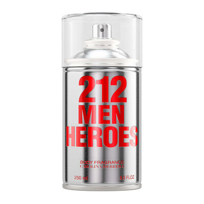 Body Spray Carolina Herrera 212 Heroes Masculino