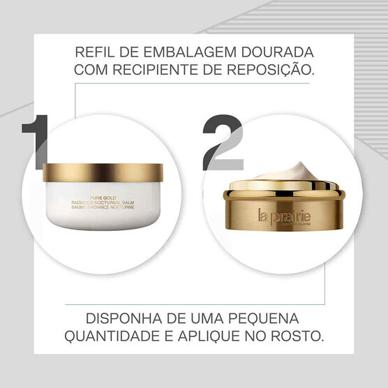 Bálsamo Facial Noturno La Prairie Pure Gold Nocturnal Balm Refil