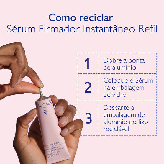 Sérum Firmador Instantâneo Caudalie Resveratrol-Lift Alternativa ao Retinol Refil