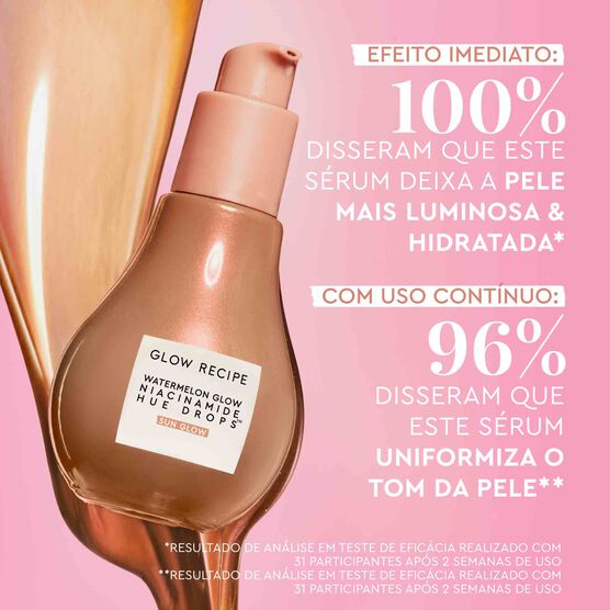 SÉRUM BRONZEADOR COM NIACINAMIDA GLOW RECIPE WATERMELON GLOW DEW DROPS