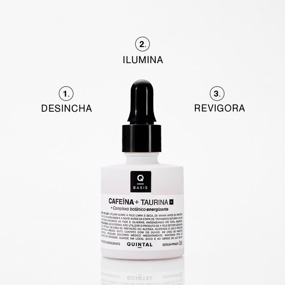 Sérum Facial Primer Cafeína + Taurina Quintal