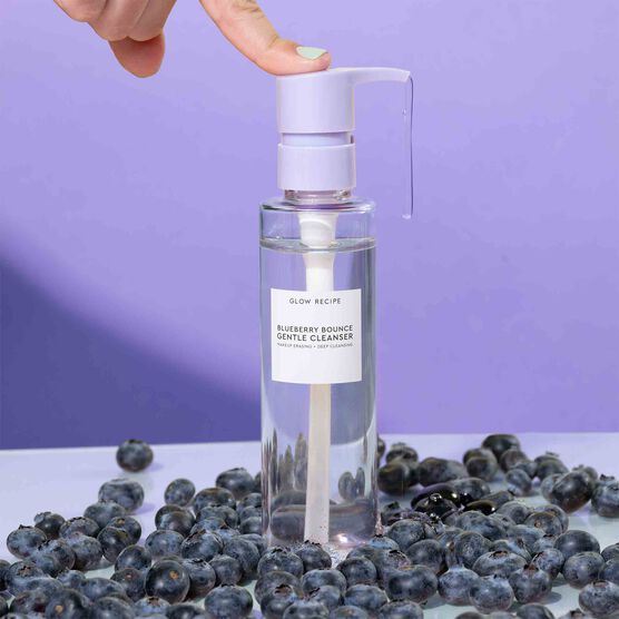 GEL DE LIMPEZA FACIAL SUAVE GLOW RECIPE BLUEBERRY BOUNCE