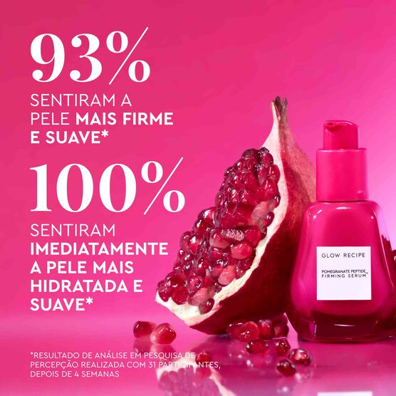 SÉRUM FIRMADOR COM PEPTÍDEOS GLOW RECIPE POMEGRANATE