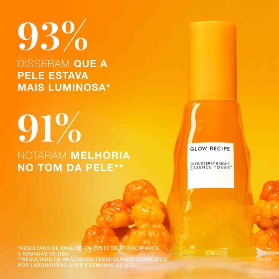 TÔNICO HIDRATANTE GLOW RECIPE CLOUDBERRY BRIGHT ESSENCE