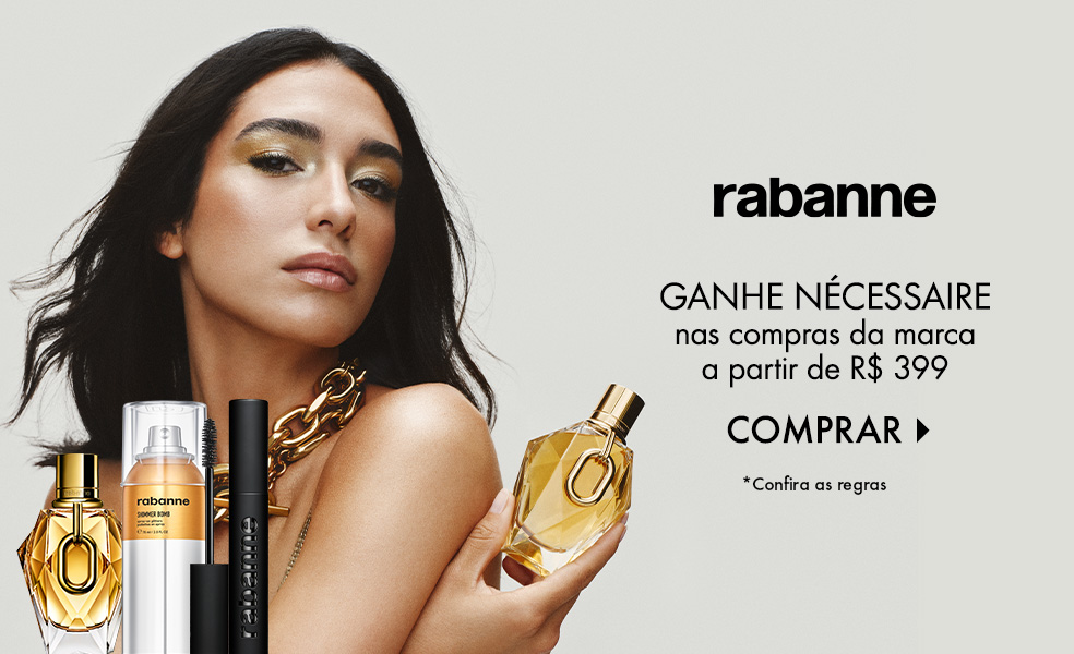 Rabanne | Ganhe nécessaire nas compras da marca a partir de R$ 399