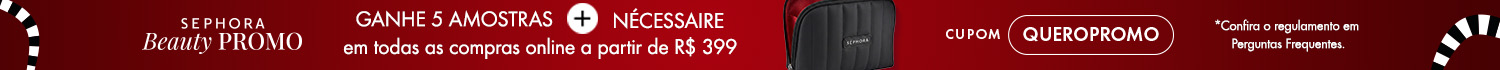 Beauty Promo - Ganhe 5 amostras + nécessaire