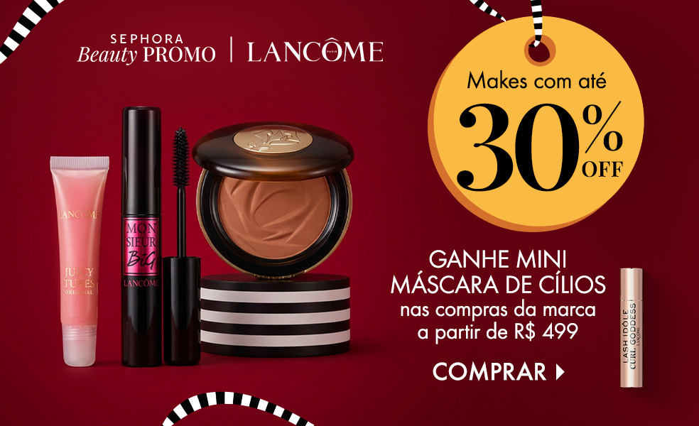 Lancôme | Ganhe mini máscara de cílios nas compras da marca a partir de R$ 499