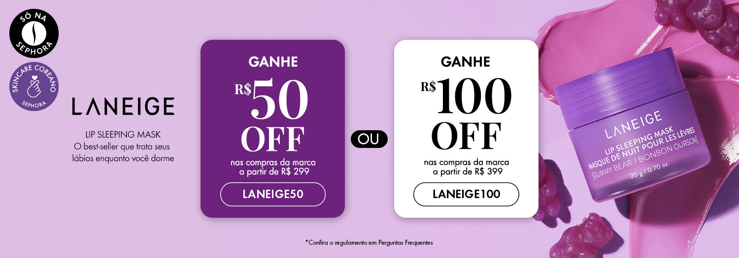 Laneige - Escolha seu cupom de desconto