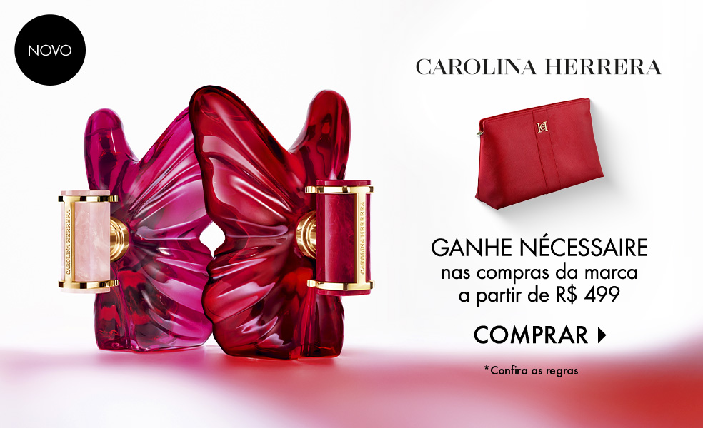 Carolina Herrera | Ganhe nécessaire nas compras da marca a partir de R$ 499