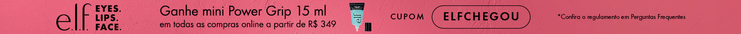 E.L.F - Ganhe Mini Power Grip 15ml