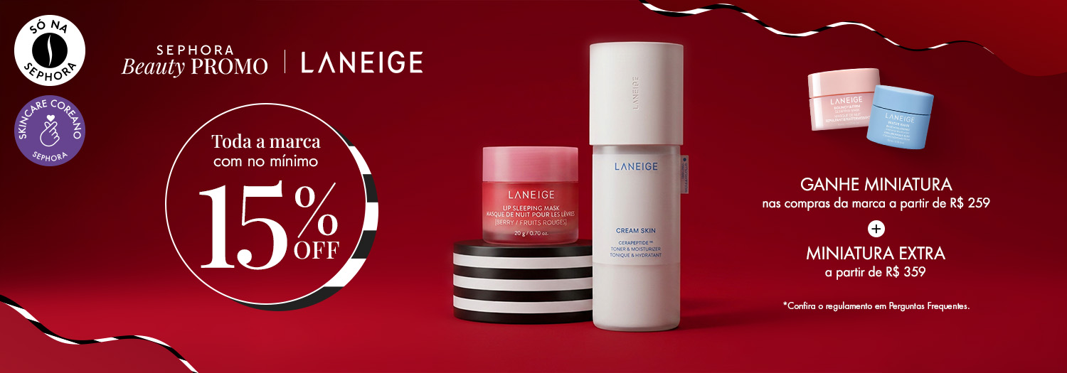 Laneige - Ganhe miniaturas da marca