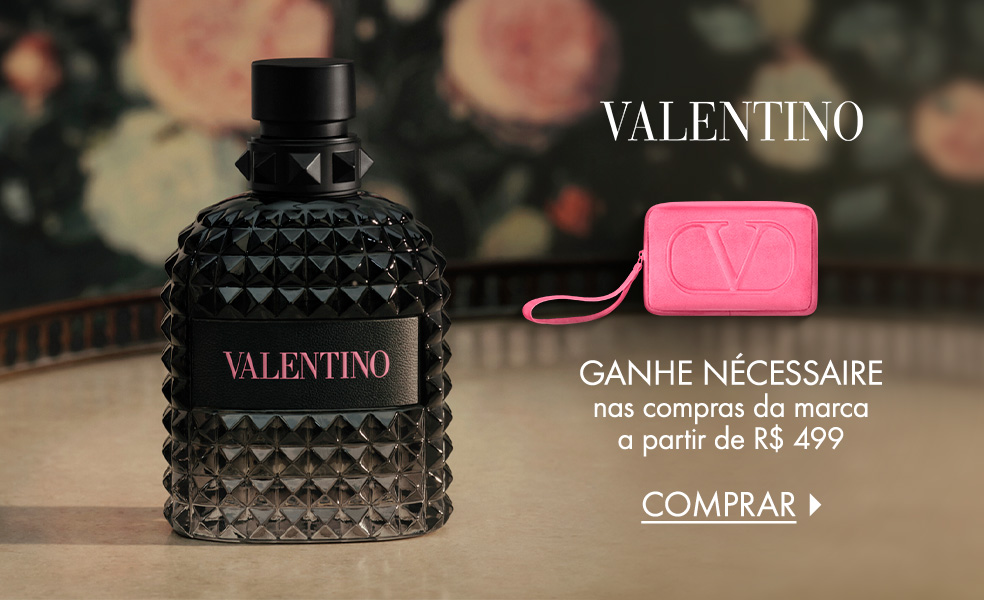 Valentino | Ganhe nécessaire nas compras da marca a partir de R$ 499