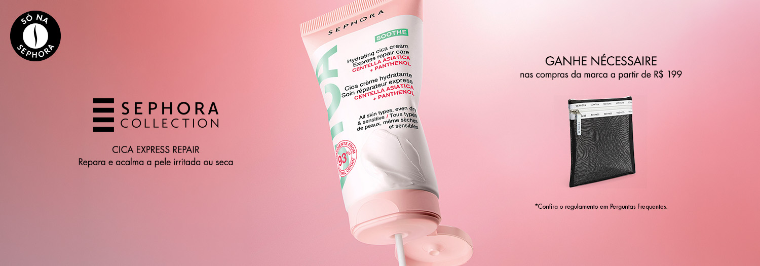 Sephora Collection - Ganhe nécessaire nas compras a partir de R$ 199
