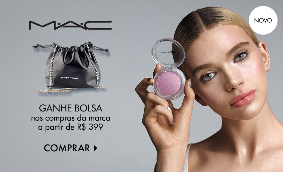 MAC | Ganhe bolsa nas compras da marca a partir de R$ 399