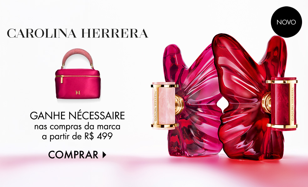 Carolina Herrera | Ganhe nécessaire nas compras da marca a partir de R$ 499