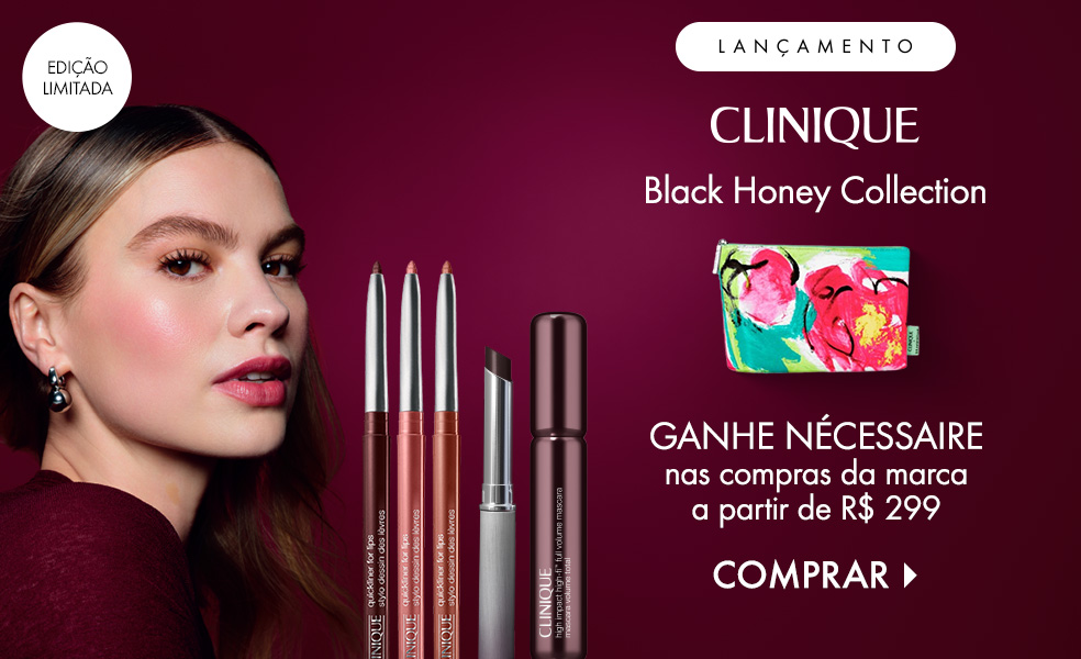Clinique | Ganhe nécessaire nas compras da marca a partir de R$ 299