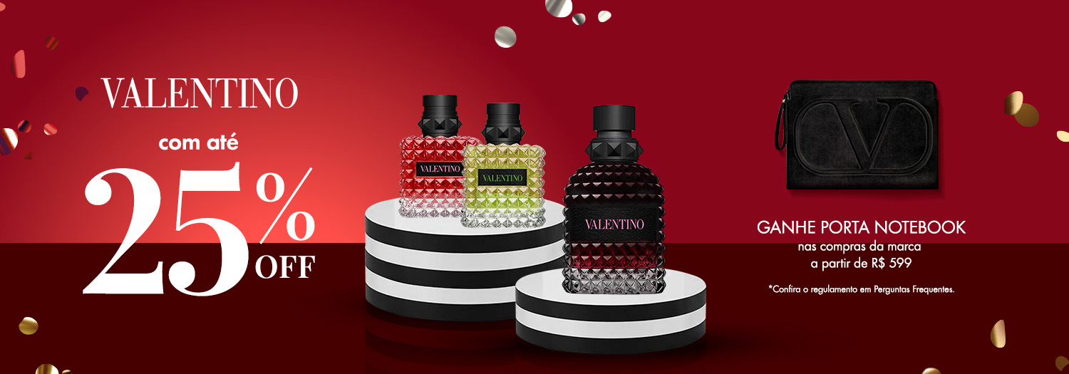 Valentino - Até 25% OFF