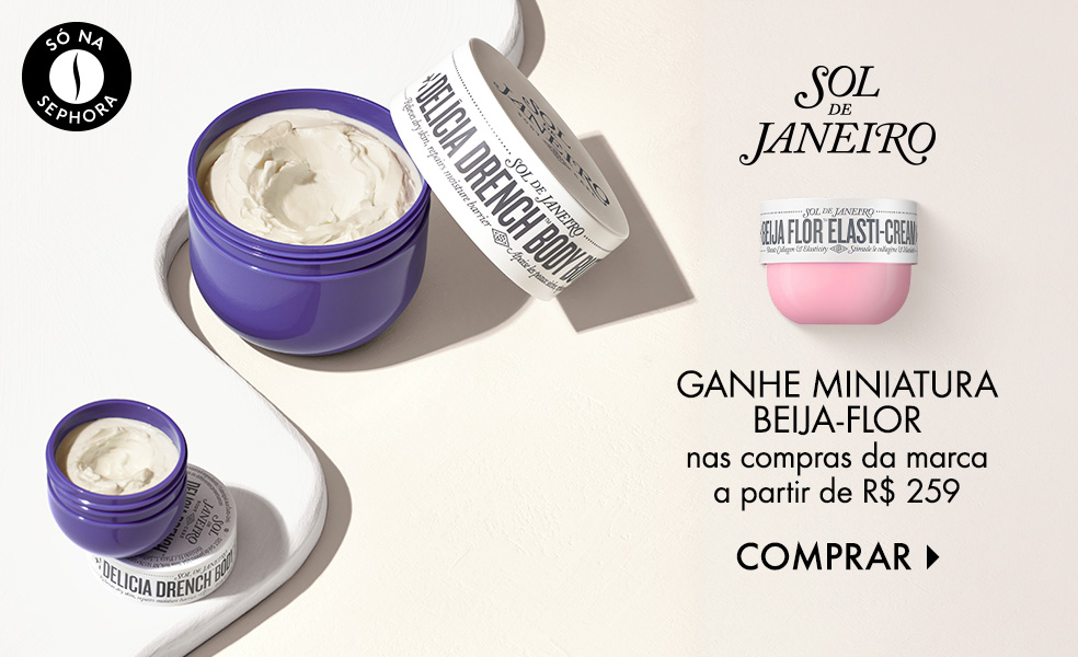 Sol de Janeiro | Ganhe miniatura beija-flor nas compras da marca acima de R$ 259