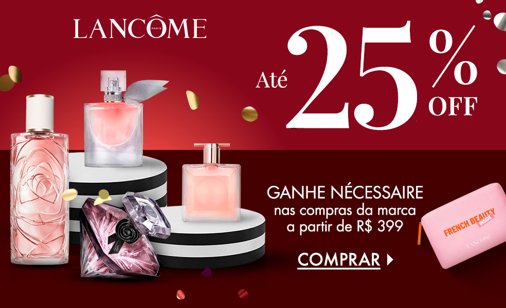 Lancôme | Ganhe pouch nas compras da marca a partir de R$ 399