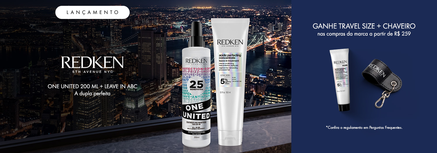 Redken - Ganhe travel size e chaveiro
