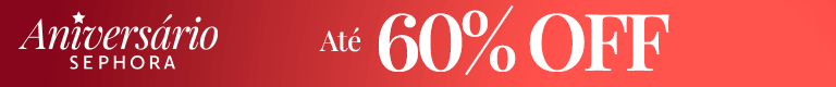Aniversário Sephora | Produtos com até 60% OFF + FRETE GRÁTIS + Ganhe nécessaire em todas as compras online a partir de R$ 349