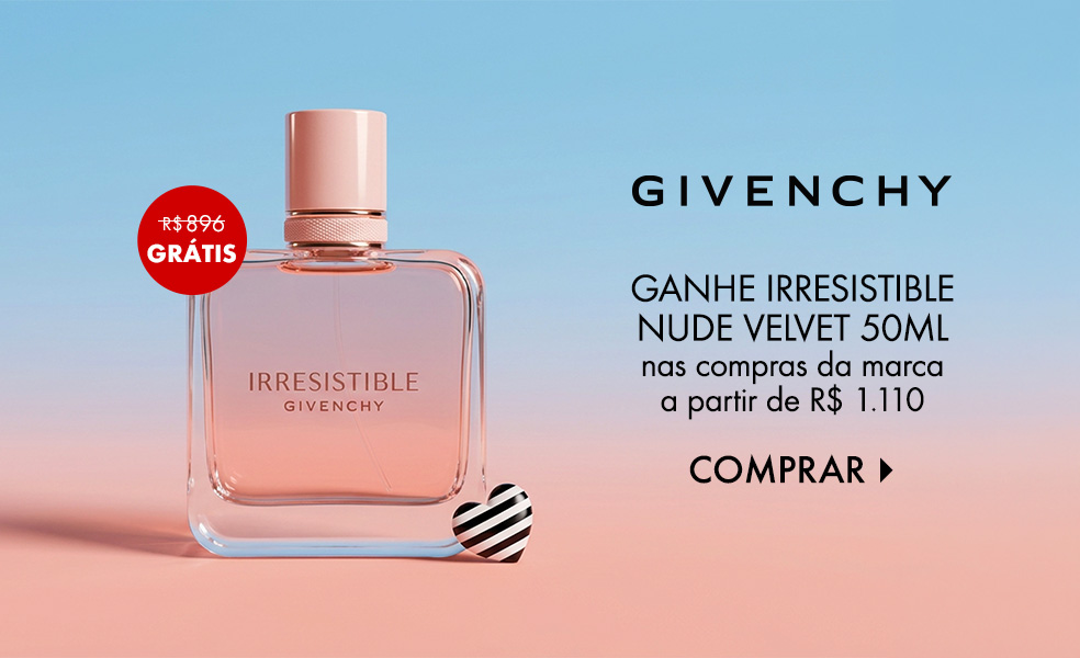 Givenchy | Ganhe Givenchy Irresistible Nude Velvet 50ml nas compras da marca a partir de R$ 1.110