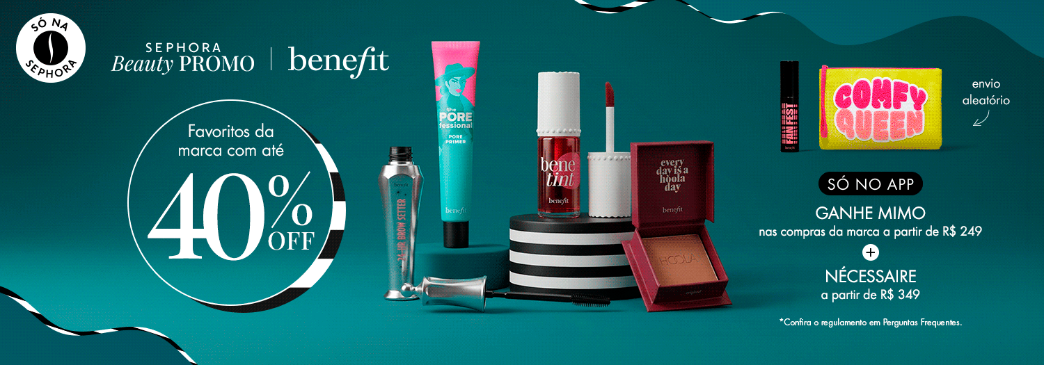 Benefit Cosmetics - SÓ NO APP | Ganhe mimo nas compras a partir de R$ 249