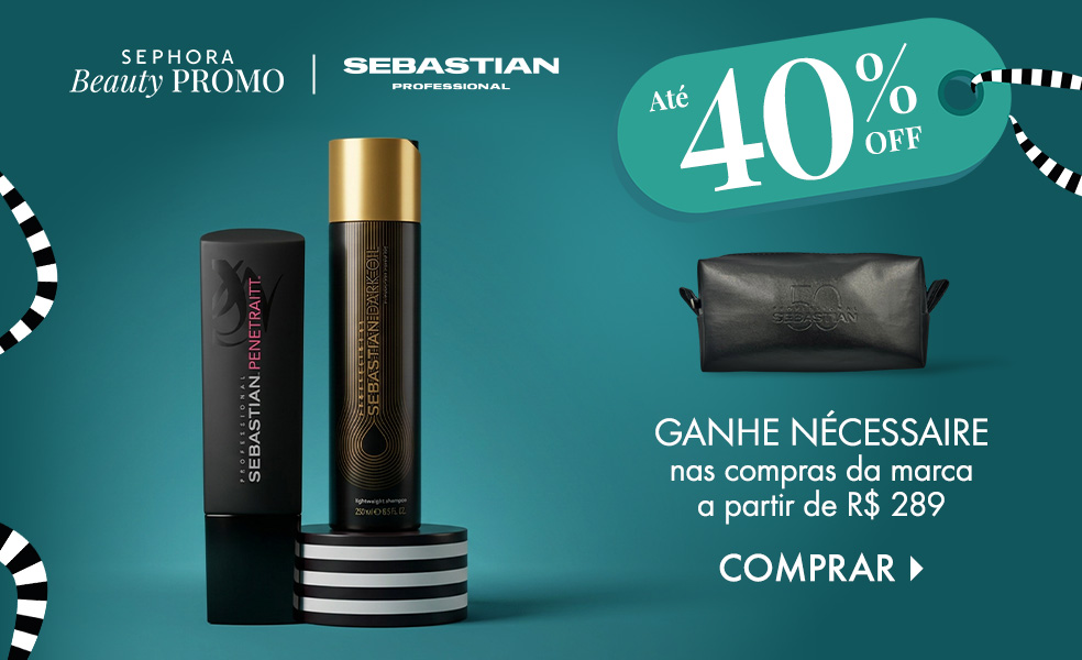Sebastian Professional | Ganhe nécessaire nas compras da marca a partir de R$ 289