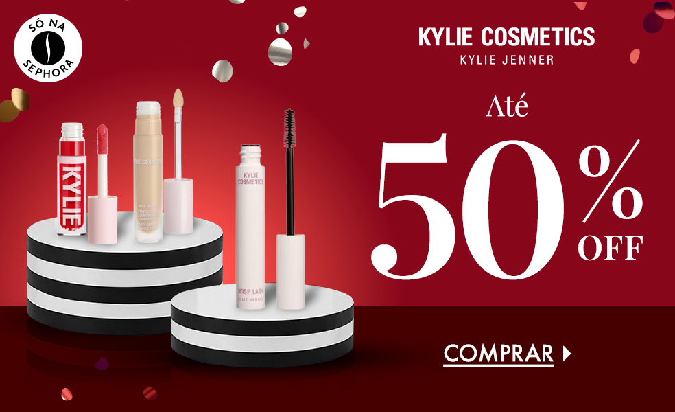 Kylie Cosmetics até 50% OFF
