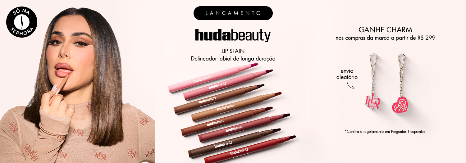 Huda Beauty - Ganhe charm
