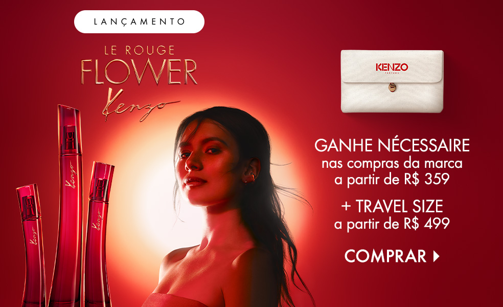 Kenzo | Ganhe nécessaire nas compras da marca a partir de R$ 359 + travel a partir de R$ 499