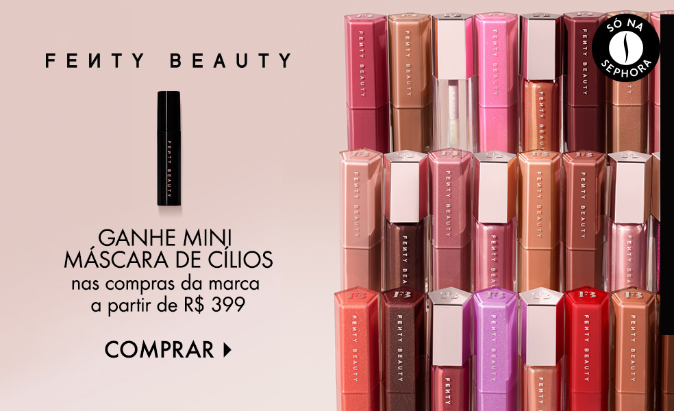 Fenty Beauty | Ganhe mini máscara de cílios nas compras da marca a partir de R$ 399