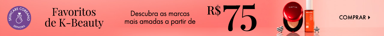 FAVORITOS DE K-BEAUTY | Descubra as marcas mais amadas a partir de R$ 75