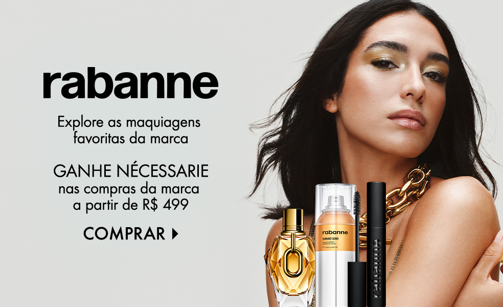 Rabanne | Ganhe nécessaire nas compras da marca a partir de R$ 499