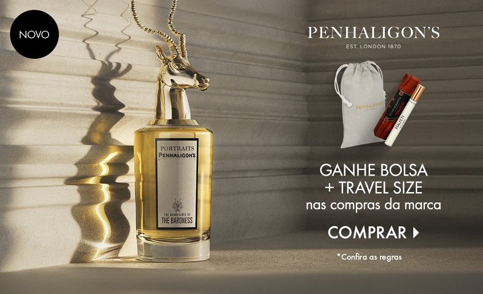 Penhaligon's | Ganhe bolsa + travel size nas compras da marca